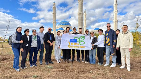 Together for a Greener Future: Coventry University Kazakhstan Students to Help Create a New Tree-Lined Avenue in Astana